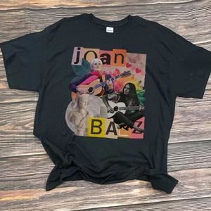 Joan Baez - Unisex Black T-Shirt